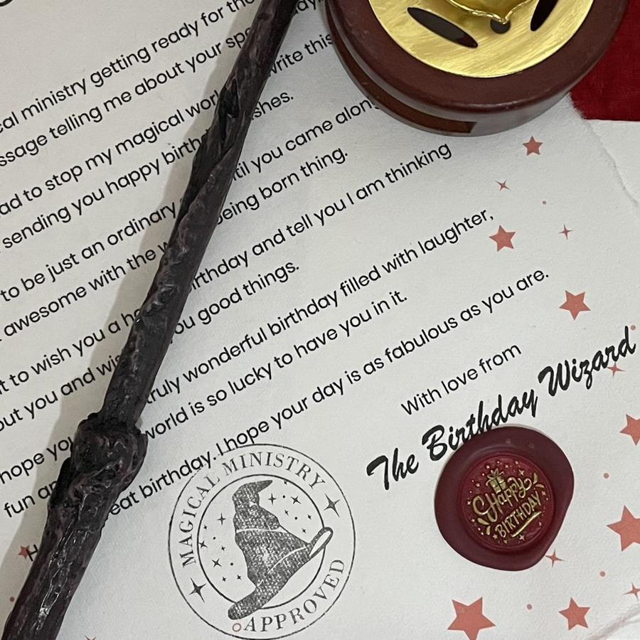 Buy Letter From The Birthday Wizard with real wax seal